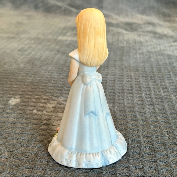 Vintage ENESCO Growing Up Birthday Girls Age 10 Blonde Porcelain Girl Figurine - Picture 4 of 16
